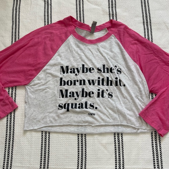 Maybe she’s born with it maybe it’s squats crop top - Picture 2 of 3